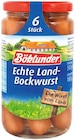 Aktuelle Fleisch Angebote bei REWE in Oberhausen Aktuelles Echte Land-Bockwurst Angebot bei REWE in Oberhausen ab 1,69 €