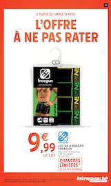 Promos Vêtements dans le catalogue "-50% DE REMISE IMMÉDIATE SUR LE 2ÈME" de Intermarché Express Vêtements en promo dans le catalogue Intermarché Express à la page 19