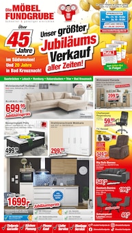 Die Möbelfundgrube Prospekt Unser größter Jubiläums Verkauf aller Zeiten! mit 18 Seiten