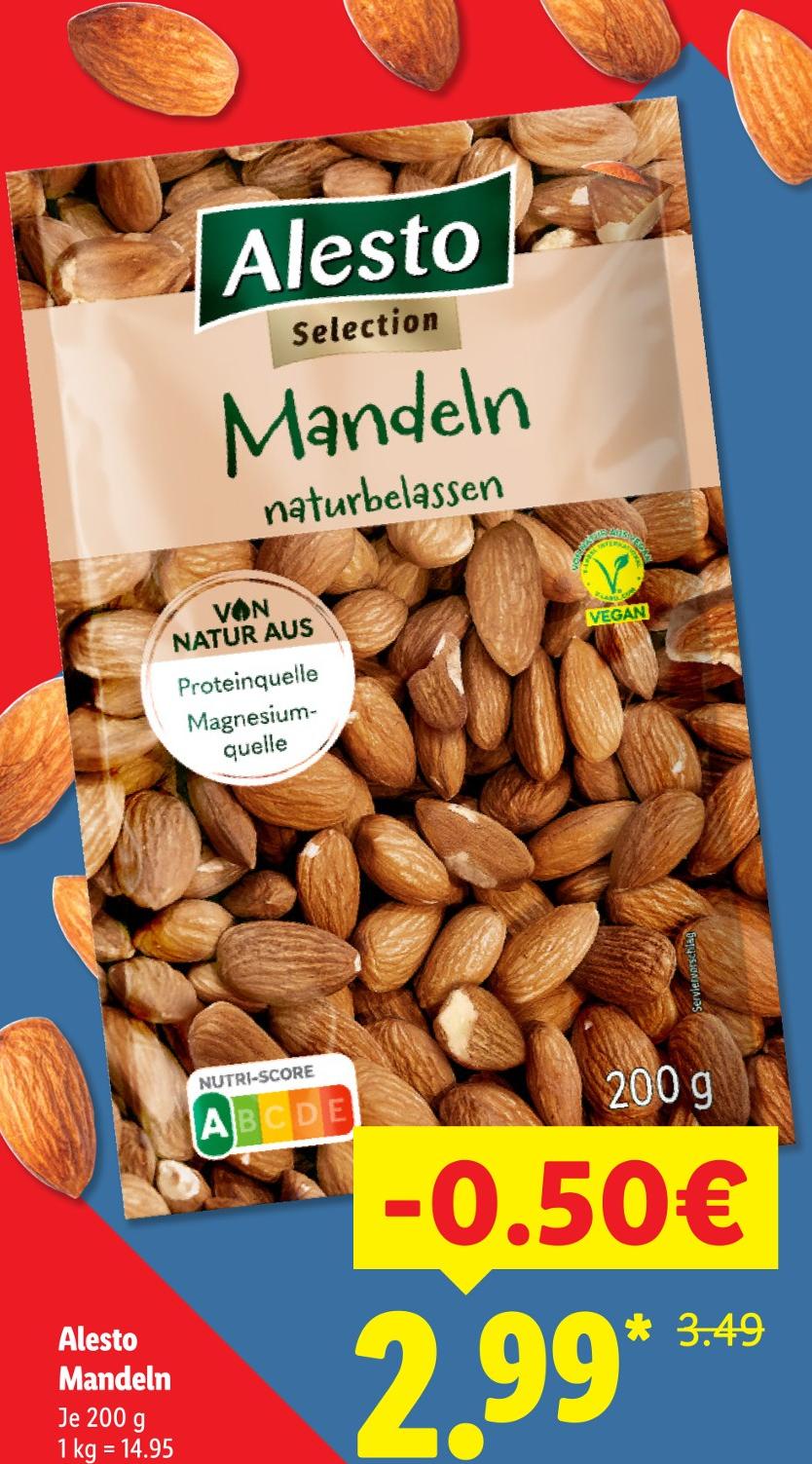 Mandeln naturbelassen
