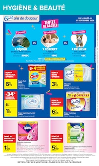 Promotion Mouchoirs dans le prospectus Carrefour, valable du 24/08/2026 au 07/09/2026 Promo Mouchoirs dans le catalogue Carrefour du moment à la page 53