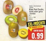 Kiwi Red Exotic, Gold oder grün Jumbo im aktuellen E center Prospekt