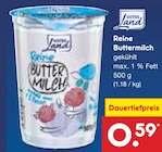 Reine Buttermilch im Netto Marken-Discount Prospekt Reine Buttermilch von Gutes Land im aktuellen Netto Marken-Discount Prospekt für 0,59 €