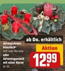 Adventskranz klassisch oder Adventsgesteck Angebote bei REWE Gießen für 12,99 €