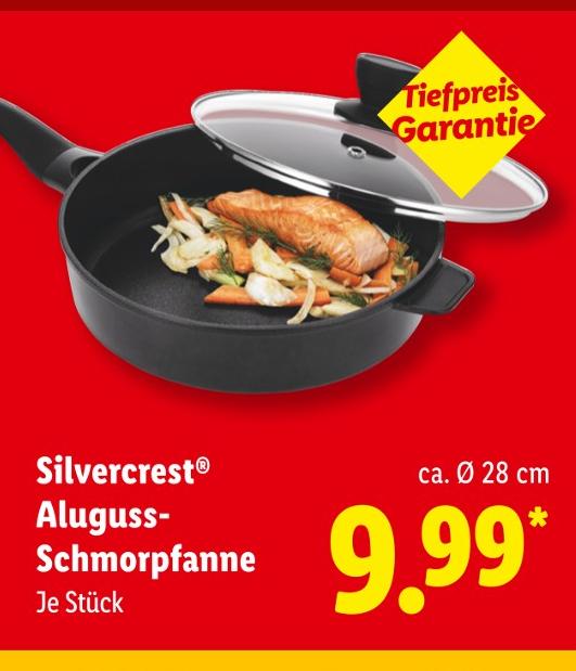 Aluguss-Schmorpfanne