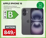 iPhone 16 im Angebot bei Marktkauf in Ravensburg iPhone 16 Angebote von Apple bei Marktkauf Ravensburg für 849,00 €