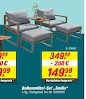 toom Baumarkt Hof - Balkonmöbel-Set „Smilla“ Angebot im Prospekt Balkonmöbel-Set „Smilla“ bei toom Baumarkt im Hof Prospekt für 149,99 €