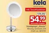 Standspiegel „Alessia“ im Segmüller Prospekt Standspiegel „Alessia“ von kela im aktuellen Segmüller Prospekt für 54,99 €