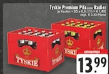 Premium Pils im Angebot bei E center in Schwerte Premium Pils Angebote von Tyskie bei E center Schwerte für 13,99 €
