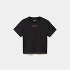 T-shirt ajusté manches courtes noir fille - La Halle T-shirt ajusté manches courtes noir fille à 5,99 € dans le catalogue La Halle