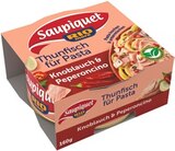 Thunfischfilet in Olivenöl oder Thunfisch für Pasta Angebote von Saupiquet bei REWE Dachau für 2,49 €