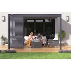 Pergola bioclimatique adossée 3 x 4m OMBREA en promo chez Carrefour Antibes à 2 250,00 €