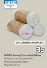 JANNE Jersey-Spannbettlaken im JYSK Prospekt JANNE Jersey-Spannbettlaken von im aktuellen JYSK Prospekt für 3,00 €