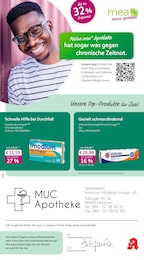 mea - meine apotheke Prospekt für München: "Unsere Juni-Angebote", 4 Seiten, 01.06.2026 - 30.06.2026