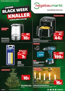 Hagebaumarkt Prospekt UNSERE BLACK WEEK KNALLER mit  Seiten in Aldingen und Umgebung