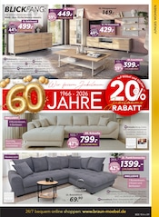 Aktueller BRAUN Möbel-Center Prospekt mit Tisch, "60 JAHRE BRAUN MÖBEL CENTER", Seite 9