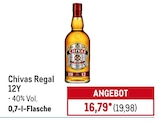 Aktuelle Whiskey Angebote bei Metro in Ulm Aktuelles Chivas Regal 12Y Angebot bei Metro in Ulm ab 19,98 €