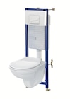 Pack WC suspendu mur sol Basia - SIAMP en promo chez Screwfix Évreux à 109,99 €