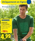 T-shirt homme - PARKSIDE en promo chez Lidl Nanterre à 4,99 €