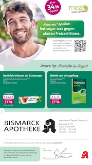mea - meine apotheke Prospekt Unsere August-Angebote mit 4 Seiten