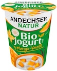 Bio Jogurt Mango-Vanille oder Bio Jogurt Griech. Art Angebote von Andechser bei REWE Duisburg für 1,29 €