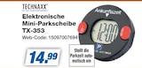 Elektronische Mini-Parkscheibe TX-353 Angebote von TECHNAXX bei expert Peine für 14,99 €
