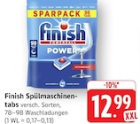 Spülmaschinentabs Angebote von Finish bei E center Homburg für 12,99 €