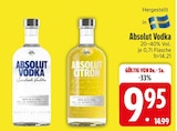 Vodka Angebote von Absolut bei EDEKA Augsburg für 9,95 €