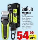 Aktuelles RASIERER "3 300" Angebot bei Marktkauf in Stuttgart ab 54,99 €