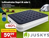 Luftmatratze Sapri M oder L im Netto Marken-Discount Prospekt Luftmatratze Sapri M oder L von Juskys im aktuellen Netto Marken-Discount Prospekt für 59,99 €