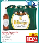 Aktuelle Bitburger Angebote bei Netto Marken-Discount in Bergkamen Aktuelles Premium Pils oder Herb 0,0% Angebot bei Netto Marken-Discount in Bergkamen ab 10,99 €