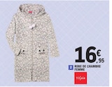 Robe de chambre femme - TISSAIA en promo chez E.Leclerc Thonon-les-Bains à 16,95 €