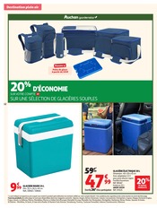 Promos Glacière dans le catalogue "DESTINATION PLEIN AIR." de Auchan Hypermarché Glacière en promo dans le catalogue Auchan Hypermarché à la page 12