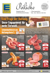 Aktueller EDEKA Prospekt mit Schweinefilet, "Aktuelle Angebote", Seite 1