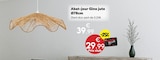 Abat-jour Gino jute en promo chez Maxi Bazar Abat-jour Gino jute dans le catalogue Maxi Bazar