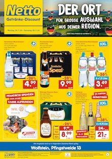 Netto Marken-Discount Prospekt DER ORT, AN DEM DU IMMER AUSGEZEICHNETE PREISE FINDEST. mit  Seiten in Wolfstein und Umgebung