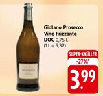 Prosecco Vino Frizzante bei EDEKA im Waldbronn Prospekt für 3,99 €