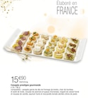 Canapés prestiges gourmands en promo chez Carrefour Stiring-Wendel à 15,90 €