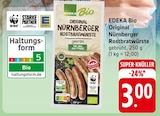 Original Nürnberger Rostbratwürste Angebote von EDEKA Bio bei E center Worms für 3,00 €