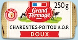 Beurre Moulé AOP Charentes Poitou Doux - GRAND FERMAGE en promo chez Intermarché Hyper Angers à 1,42 €
