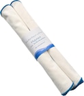 Platzset aus Baumwolle mit Wellenkantenrand/Stickerei, weiß/blau (33x48 cm) im dm-drogerie markt Prospekt Platzset aus Baumwolle mit Wellenkantenrand/Stickerei, weiß/blau (33x48 cm) von Vito & Joe im aktuellen dm-drogerie markt Prospekt für 4,95 €