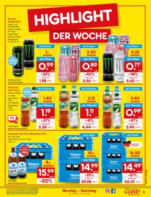Energydrink im Netto Marken-Discount Prospekt "Aktuelle Angebote" mit 70 Seiten (Amberg)