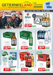 Aktueller Getränkeland Prospekt, "Die Getränkekönner", mit Angeboten der Woche, gültig von 19.01.2026 bis 19.01.2026