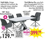 Stuhl oder Tisch im Angebot bei SB Möbel Boss in Offenbach Stuhl oder Tisch Angebote bei SB Möbel Boss Offenbach für 129,99 €