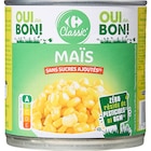 Maïs sans sucres ajoutés - CARREFOUR CLASSIC' - Carrefour Maïs sans sucres ajoutés - CARREFOUR CLASSIC' à 0,80 € dans le catalogue Carrefour