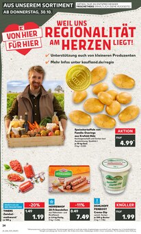Kartoffeln im aktuellen Kaufland Prospekt (Bochum) Kartoffeln im Kaufland Prospekt "RICHTIG FRISCH" mit 69 Seiten (Bochum)