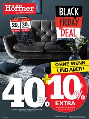 Aktueller Höffner Möbel & Einrichtung Prospekt in Rendsburg und Umgebung, "BLACK FRIDAY DEAL" mit 8 Seiten, 20.11.2024 - 03.12.2024