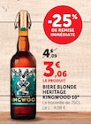 Bière blonde heritage 10° - KINGWOOD en promo à 3,06 € chez Super U Bière blonde heritage 10° - KINGWOOD dans le catalogue Super U