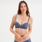 Soutien-gorge push-up triangle bleu gris femme à 10,99 € dans le catalogue La Halle