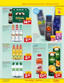 Volvic im Netto Marken-Discount Prospekt "Aktuelle Angebote" mit 74 Seiten (Meerbusch)